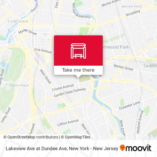 Mapa de Lakeview Ave at Dundee Ave