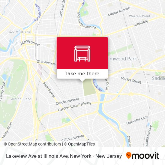 Mapa de Lakeview Ave at Illinois Ave