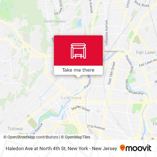 Mapa de Haledon Ave at North 4th St