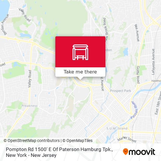 Pompton Rd 1500' E Of Paterson Hamburg Tpk. map
