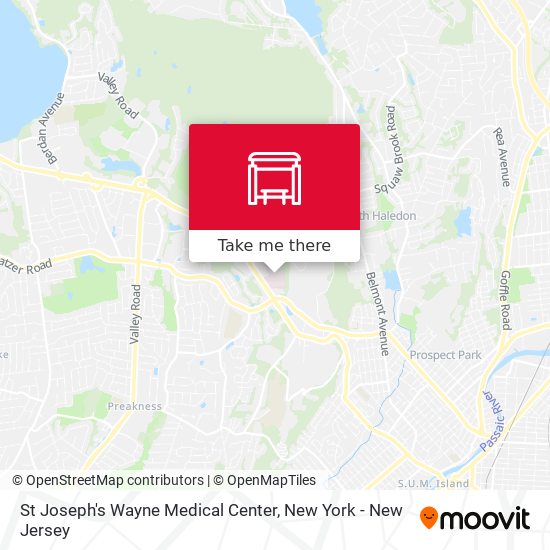 St Joseph's Wayne Medical Center map