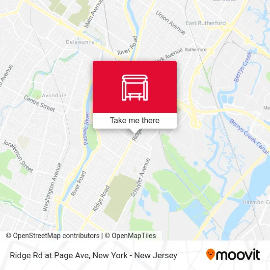 Ridge Rd at Page Ave map