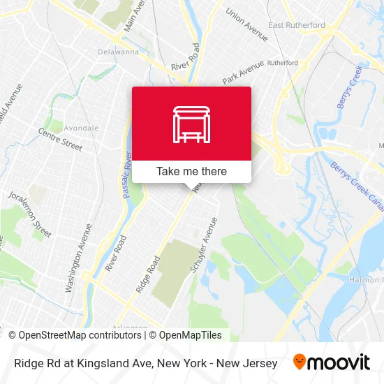 Ridge Rd at Kingsland Ave map