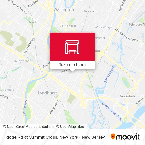 Ridge Rd at Summit Cross map