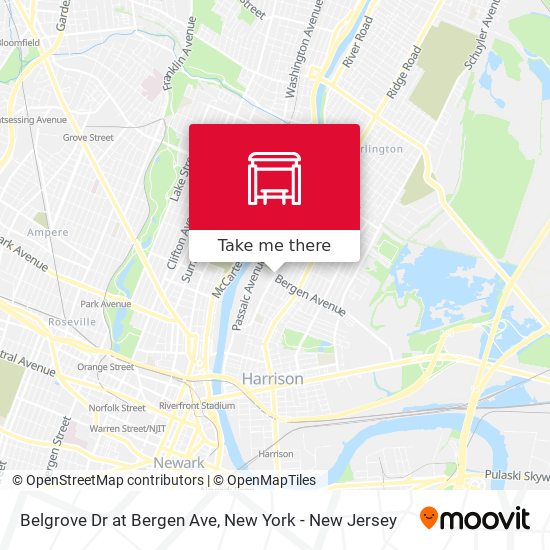 Mapa de Belgrove Dr at Bergen Ave