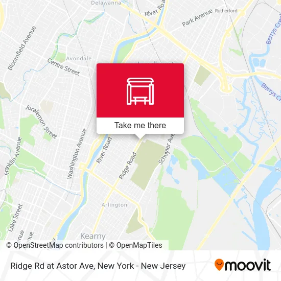 Ridge Rd at Astor Ave map
