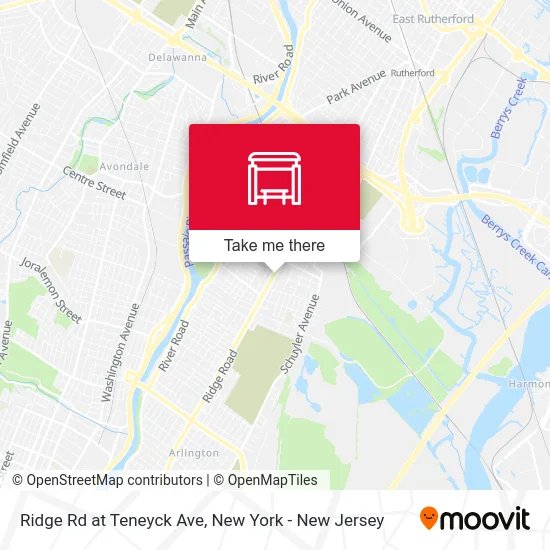 Ridge Rd at Teneyck Ave map