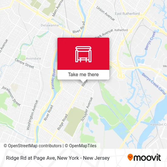 Ridge Rd at Page Ave map