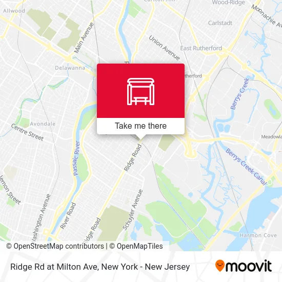 Ridge Rd at Milton Ave map