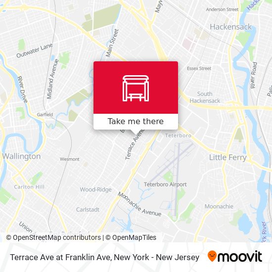 Terrace Ave at Franklin Ave map