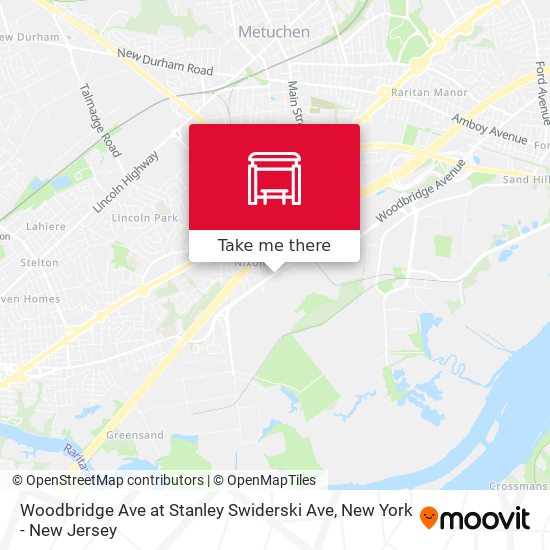 Woodbridge Ave at Stanley Swiderski Ave map