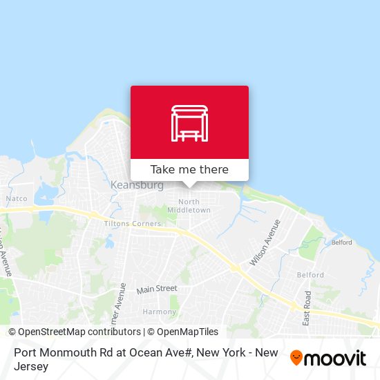 Mapa de Port Monmouth Rd at Ocean Ave#