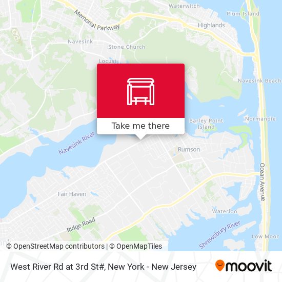 West River Rd at 3rd St# map