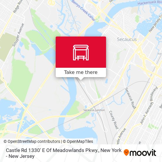 Mapa de Castle Rd 1330' E Of Meadowlands Pkwy.