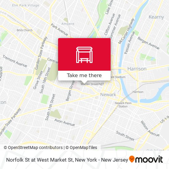 Norfolk St at West Market St map