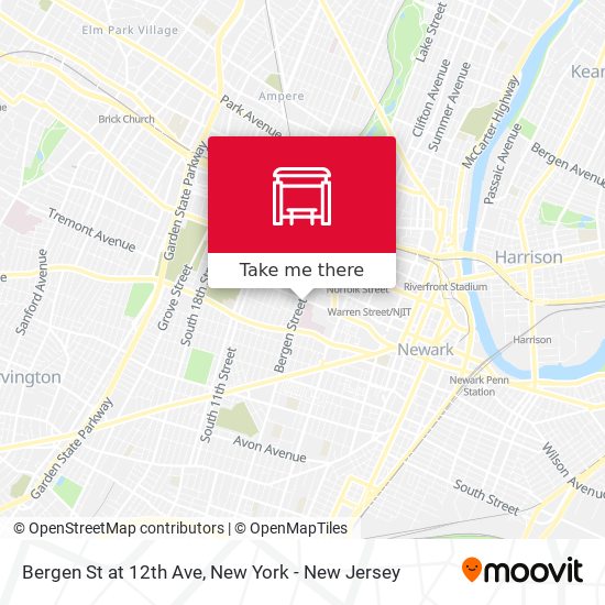 Mapa de Bergen St at 12th Ave