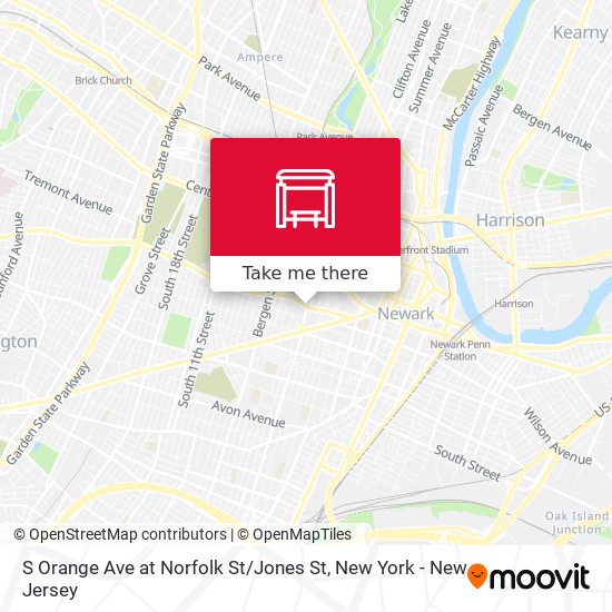 S Orange Ave at Norfolk St / Jones St map