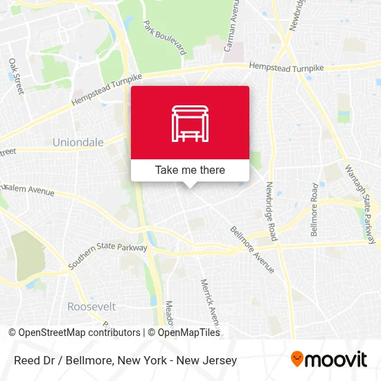Reed Dr / Bellmore map