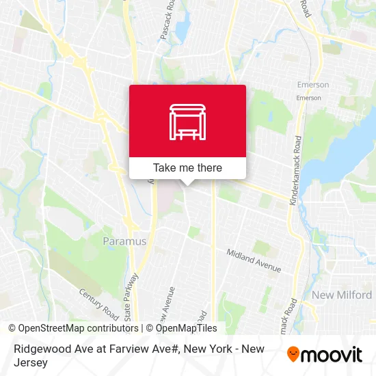 Ridgewood Ave at Farview Ave# map