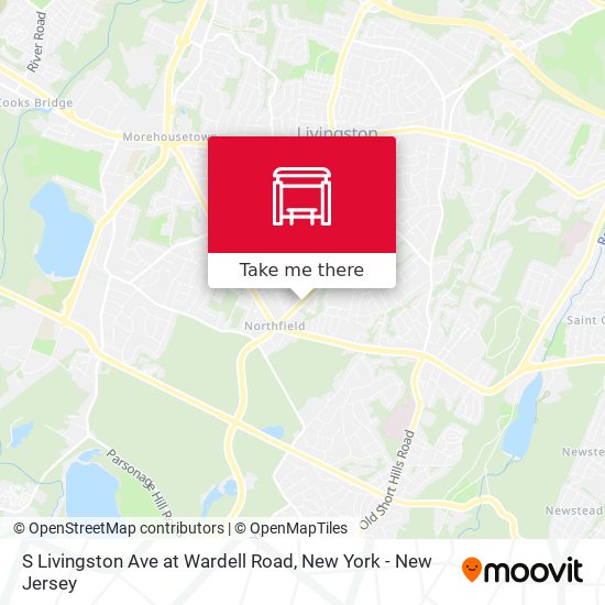 S Livingston Ave at Wardell Road map