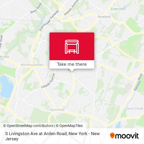 S Livingston Ave at Arden Road map