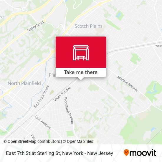 Mapa de East 7th St at Sterling St