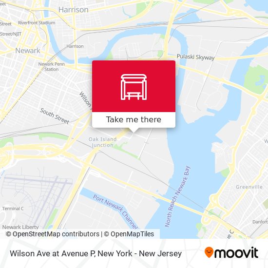 Mapa de Wilson Ave at Avenue P
