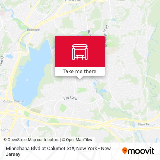Minnehaha Blvd at Calumet St# map