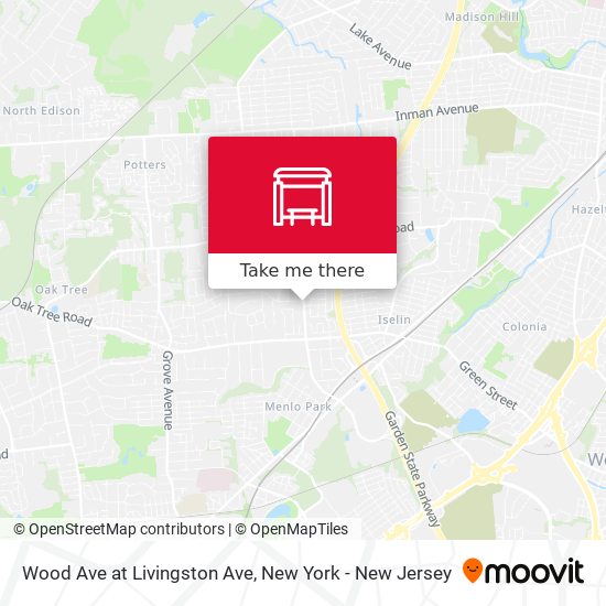 Mapa de Wood Ave at Livingston Ave