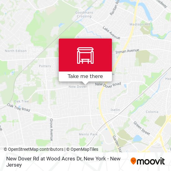 New Dover Rd at Wood Acres Dr map