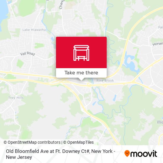 Old Bloomfield Ave at Ft. Downey Ct# map