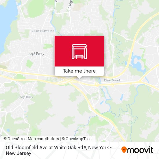 Old Bloomfield Ave at White Oak Rd# map