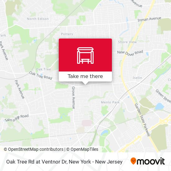 Mapa de Oak Tree Rd at Ventnor Dr