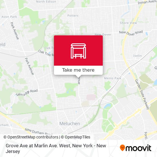Grove Ave at Marlin Ave. West map