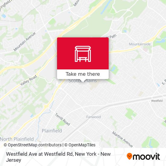 Mapa de Westfield Ave at Westfield Rd