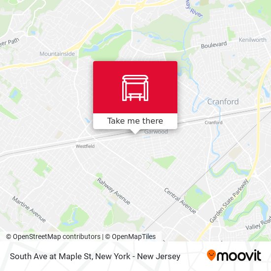 Mapa de South Ave at Maple St