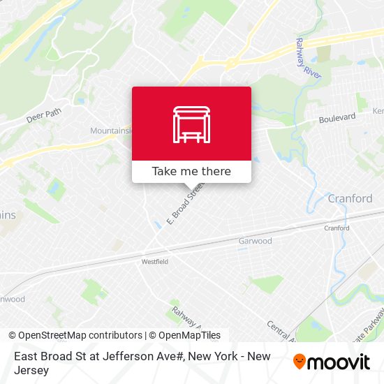 Mapa de East Broad St at Jefferson Ave#