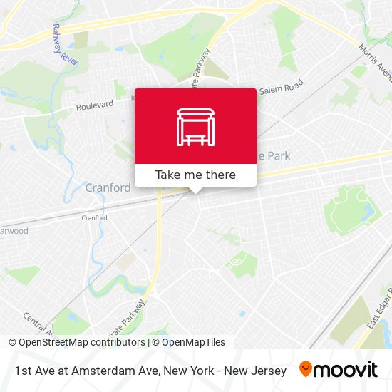 Mapa de 1st Ave at Amsterdam Ave