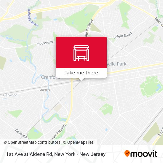 Mapa de 1st Ave at Aldene Rd