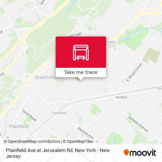Mapa de Plainfield Ave at Jerusalem Rd