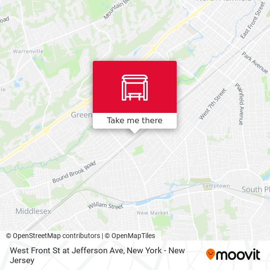Mapa de West Front St at Jefferson Ave