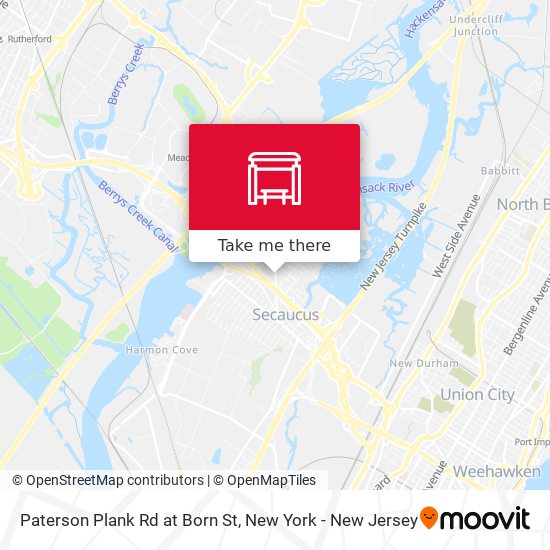 Mapa de Paterson Plank Rd at Born St