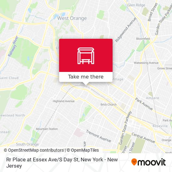 Mapa de Rr Place at Essex Ave/S Day St