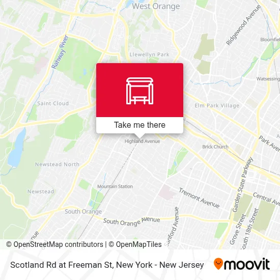 Scotland Rd at Freeman St map