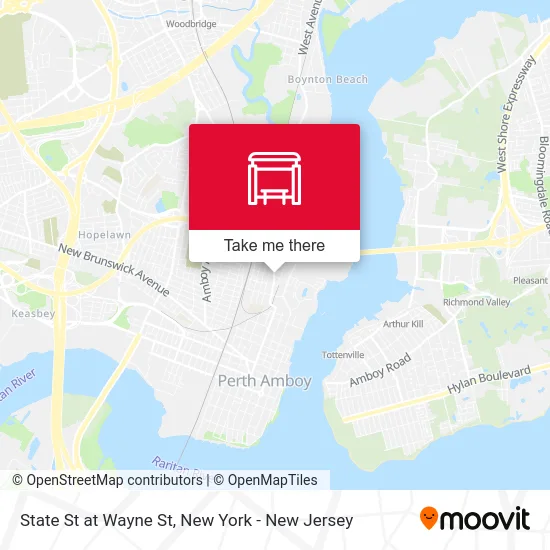 State St at Wayne St map