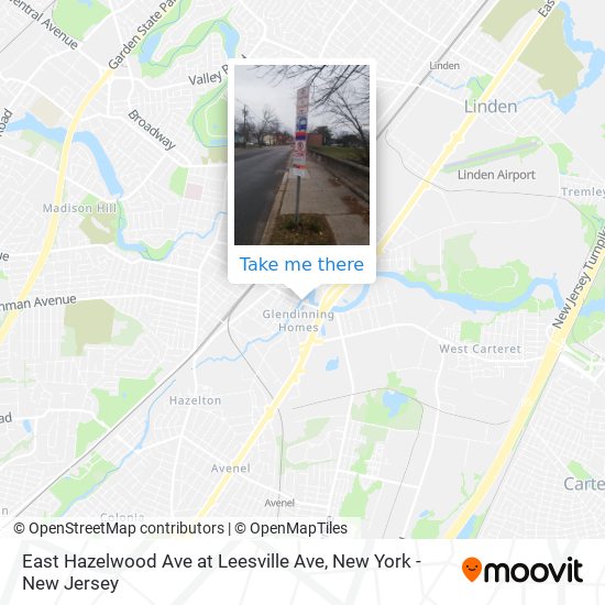 Mapa de East Hazelwood Ave at Leesville Ave