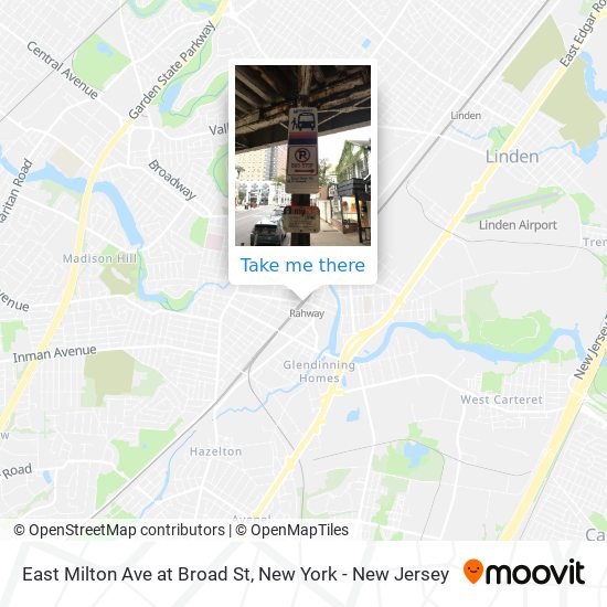 Mapa de East Milton Ave at Broad St