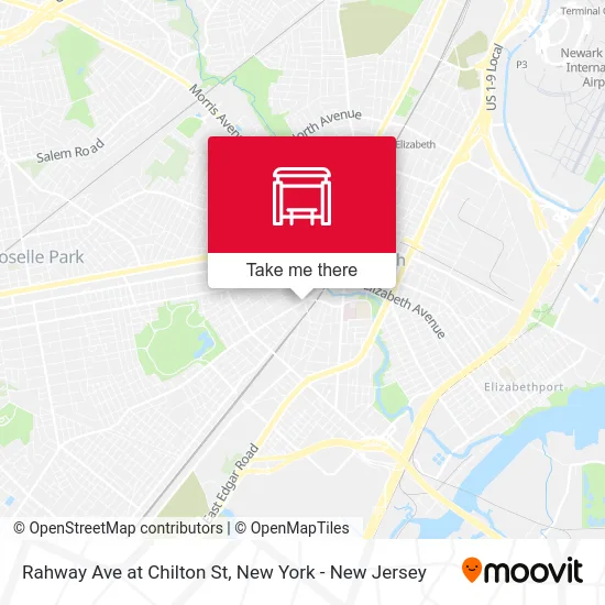 Rahway Ave at Chilton St map