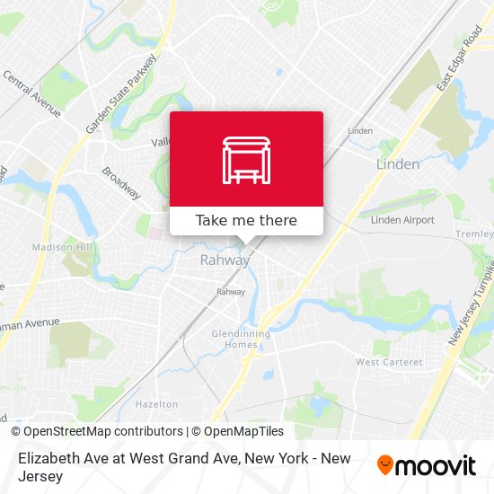 Mapa de Elizabeth Ave at West Grand Ave