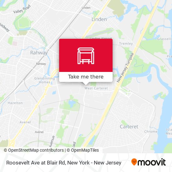 Mapa de Roosevelt Ave at Blair Rd